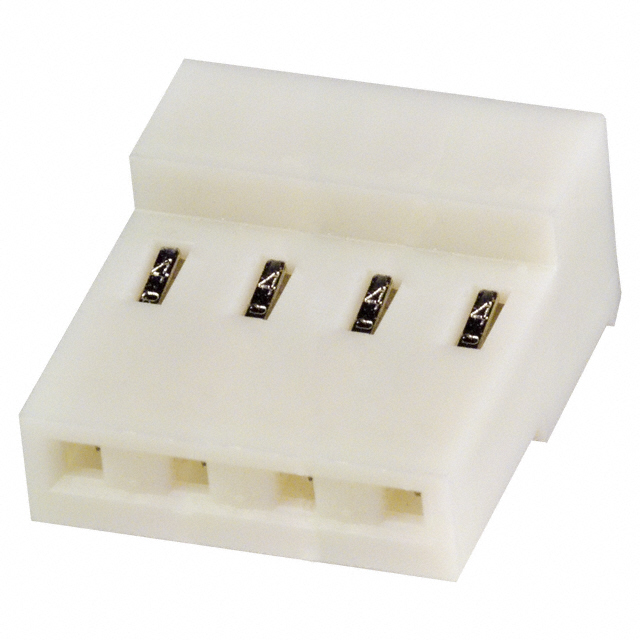 4 Position Rectangular Receptacle Connector IDC Tin-Lead 24 AWG